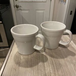 BACK IN STOCK 2/22$Fiestaware white tapered mugs🤍